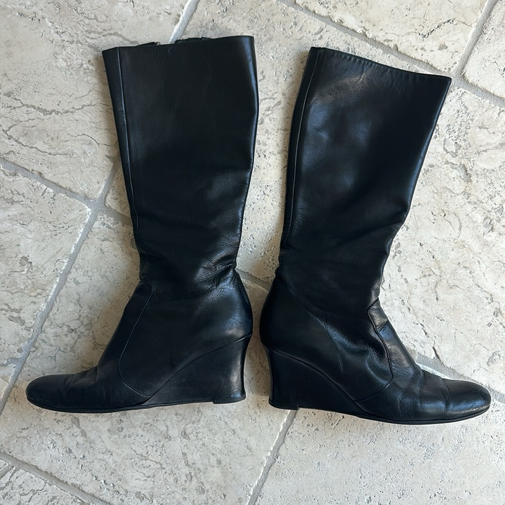 Beautiful Italian leather boots size 8.5
